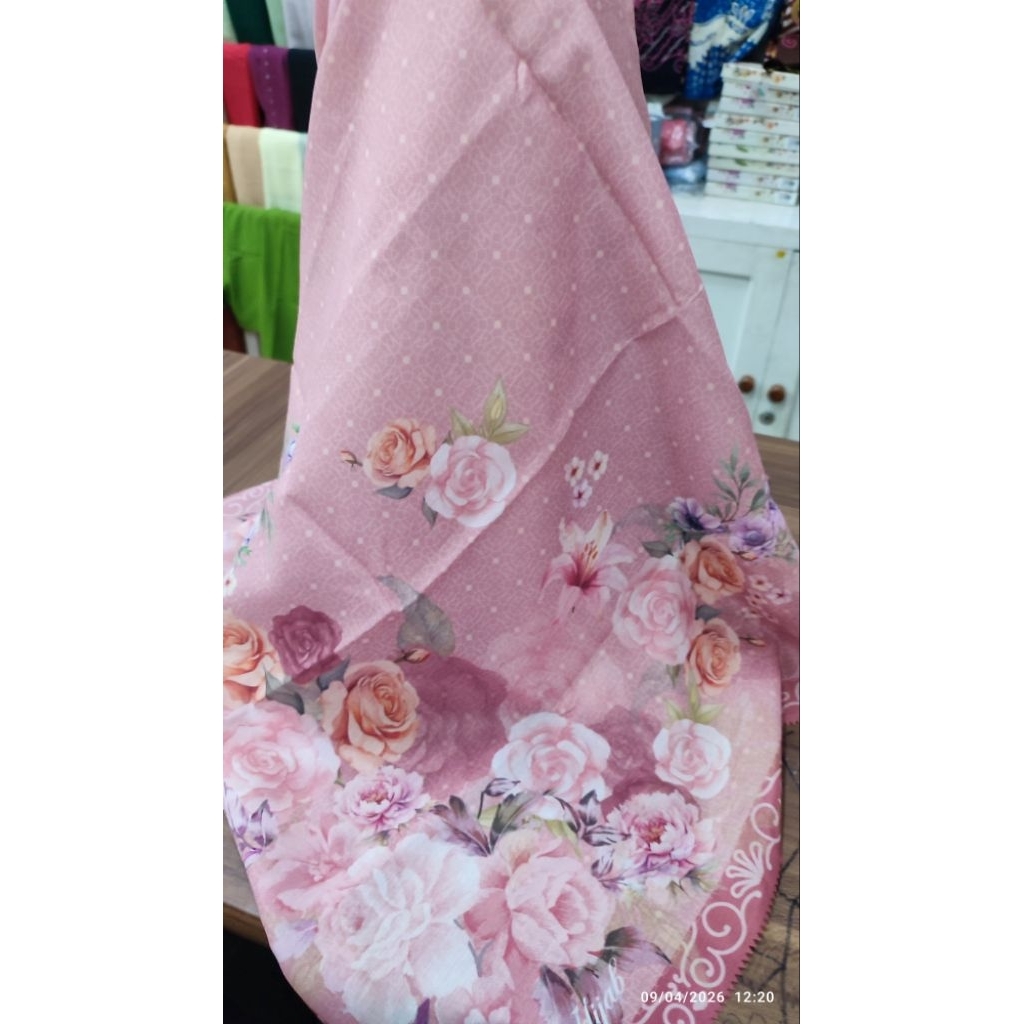 Aisyah | Hijab Segi empat voal motif
