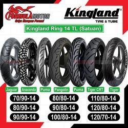 Kingland Ring 14 Tubeless (Pilih Tipe & Ukuran) - Ban Tubles Motor Matic (80/90, 90/90, 80/80, 90/80