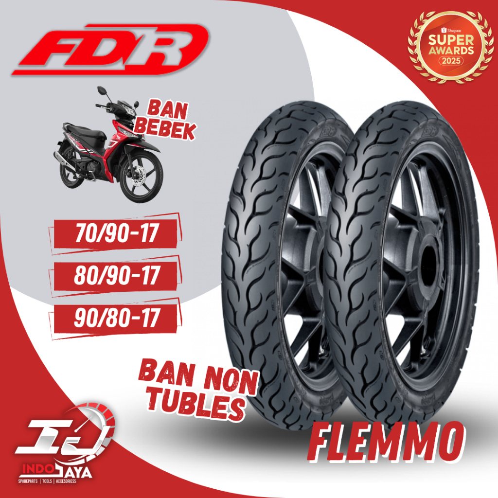 [READY COD] BAN FDR FLEMMO 50/90-17 - 60/90-17 - 70/90-17 - 80/90-17 - 90/80-17 RING 17 / BAN FDR TU