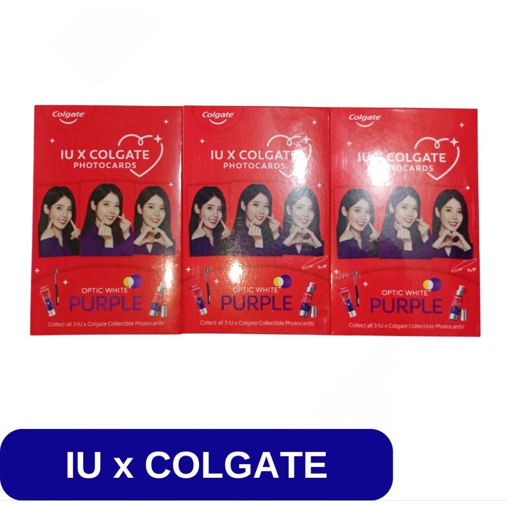 Photocard IU x Colgate