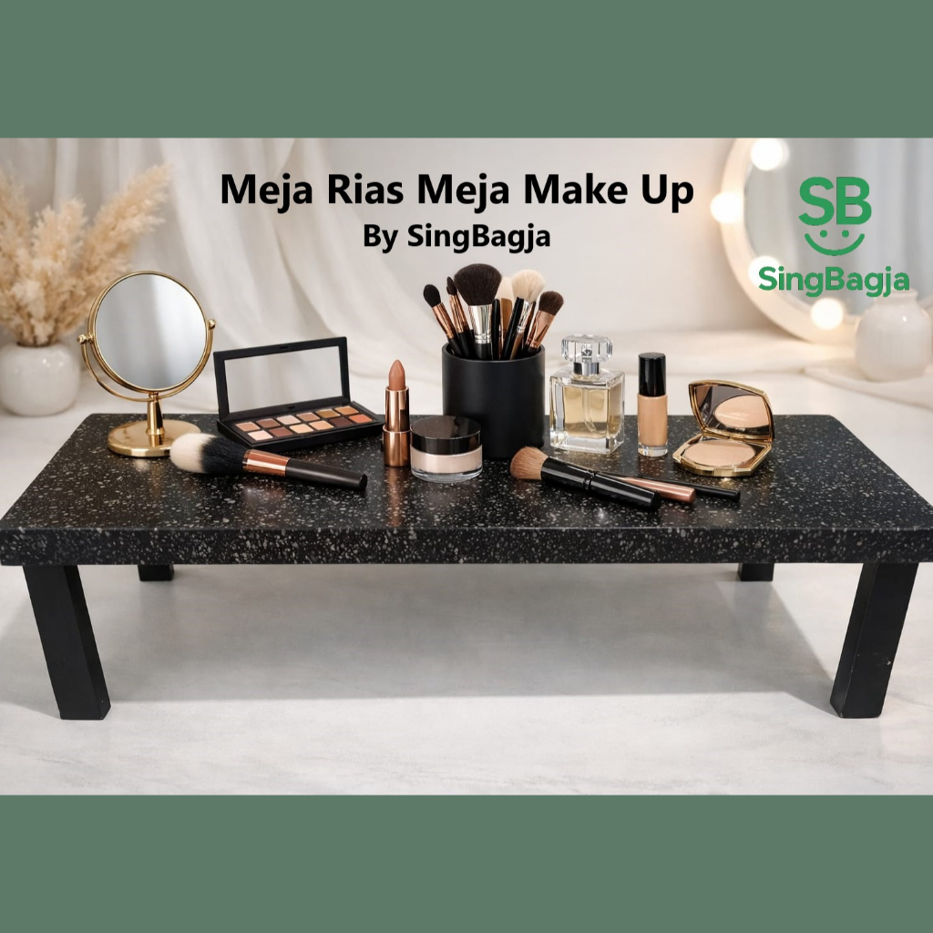 SingBagja Meja Rias Meja Make Up Rak Rias Rak Make Up Lesehan Murah