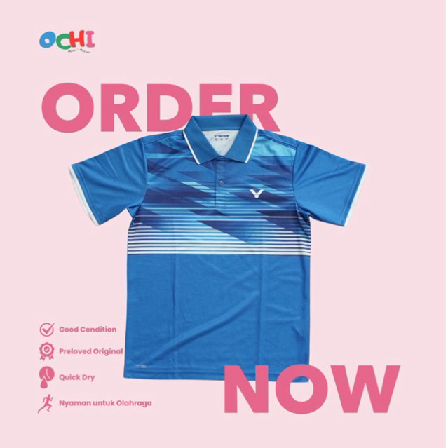 Baju Jersey Badminton VICTOR Preloved (PRE005)