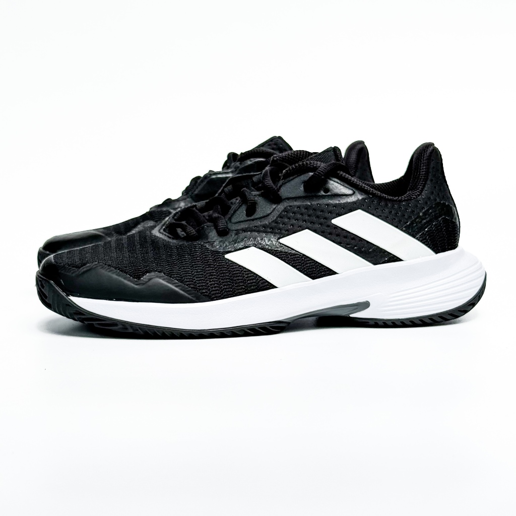 Adidas Courtjam Control M Original Core Black Hitam Sepatu Tennis Tenis Badminton Bulutangkis