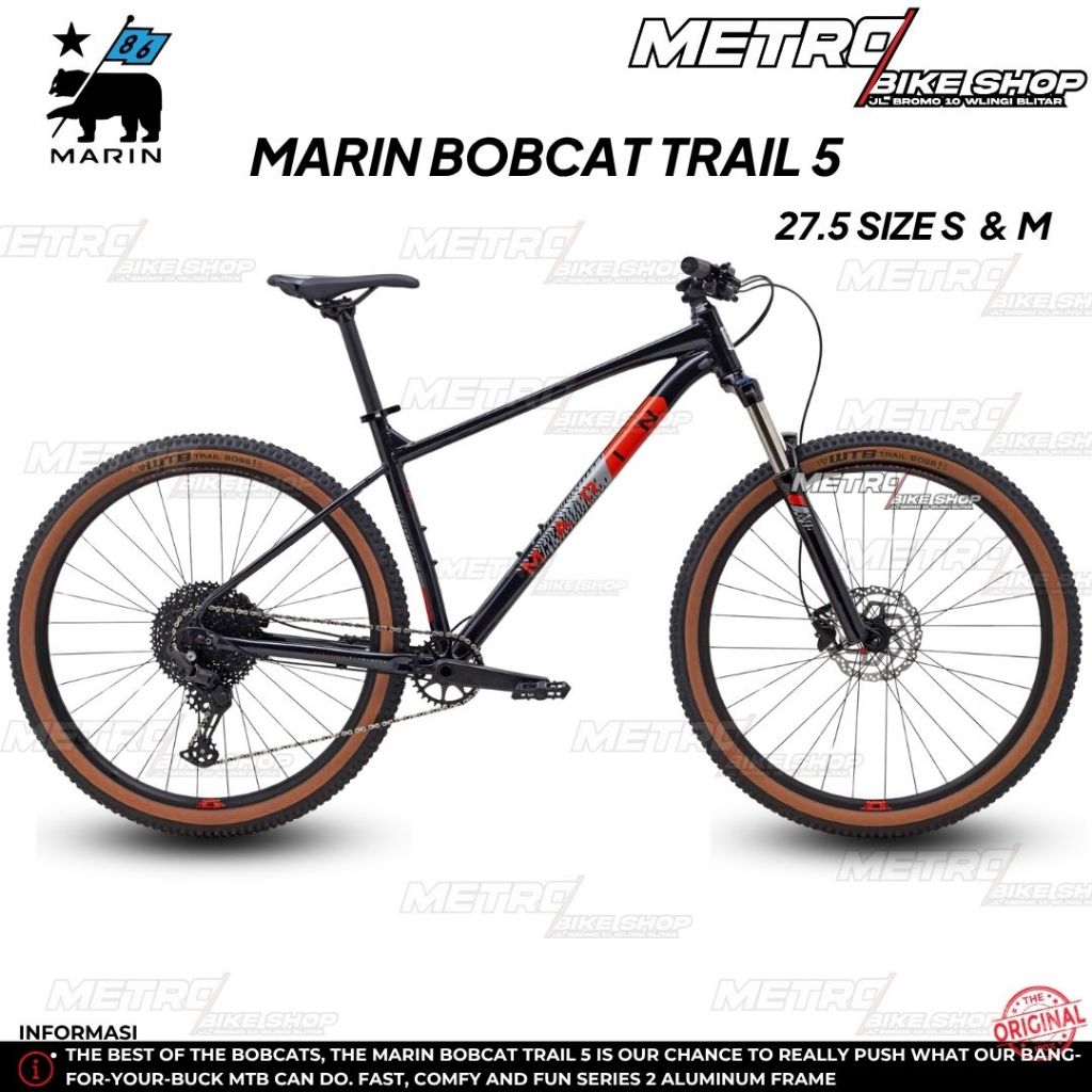 Sepeda gunung Marin Bobcat Trail 5 Seped MTB Hard trail MTB Marin Bobcat trail 27 inch