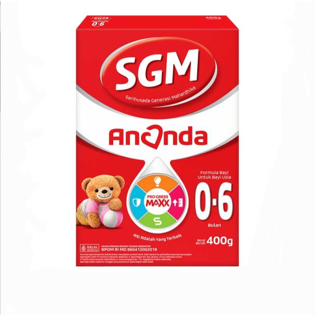 SGM Ananda Susu Formula Untuk Bayi 0 - 6 Bulan 400gr