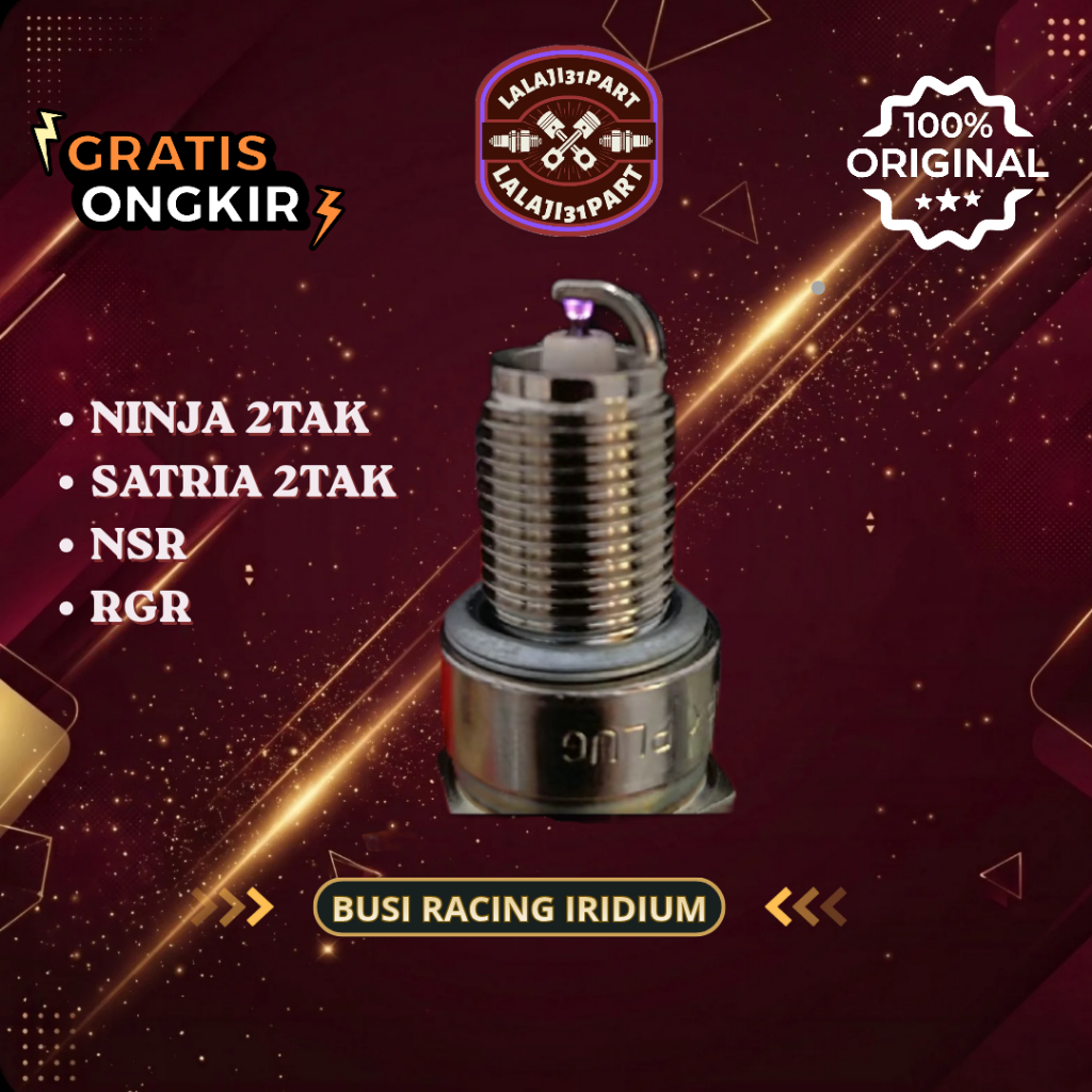 BUSI RACING SUPER IRIDIUM (BP5ES) 2TAK NINJA R,SATRIA 2TAK,MESIN GENSET,MESIN KETINTING,PERAHU,GX HO