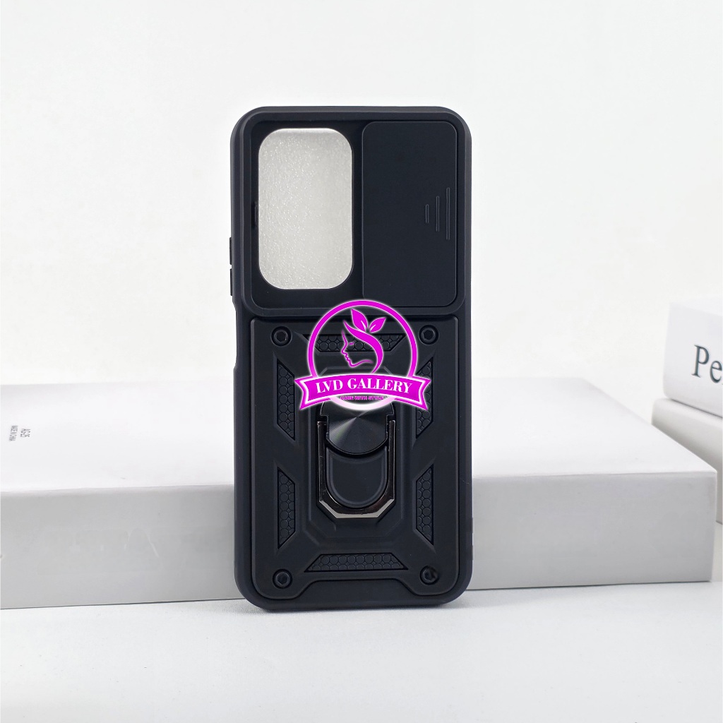 Realme C85 Transformer Slide 2 in 1 HardCase Robot Black Realme C85