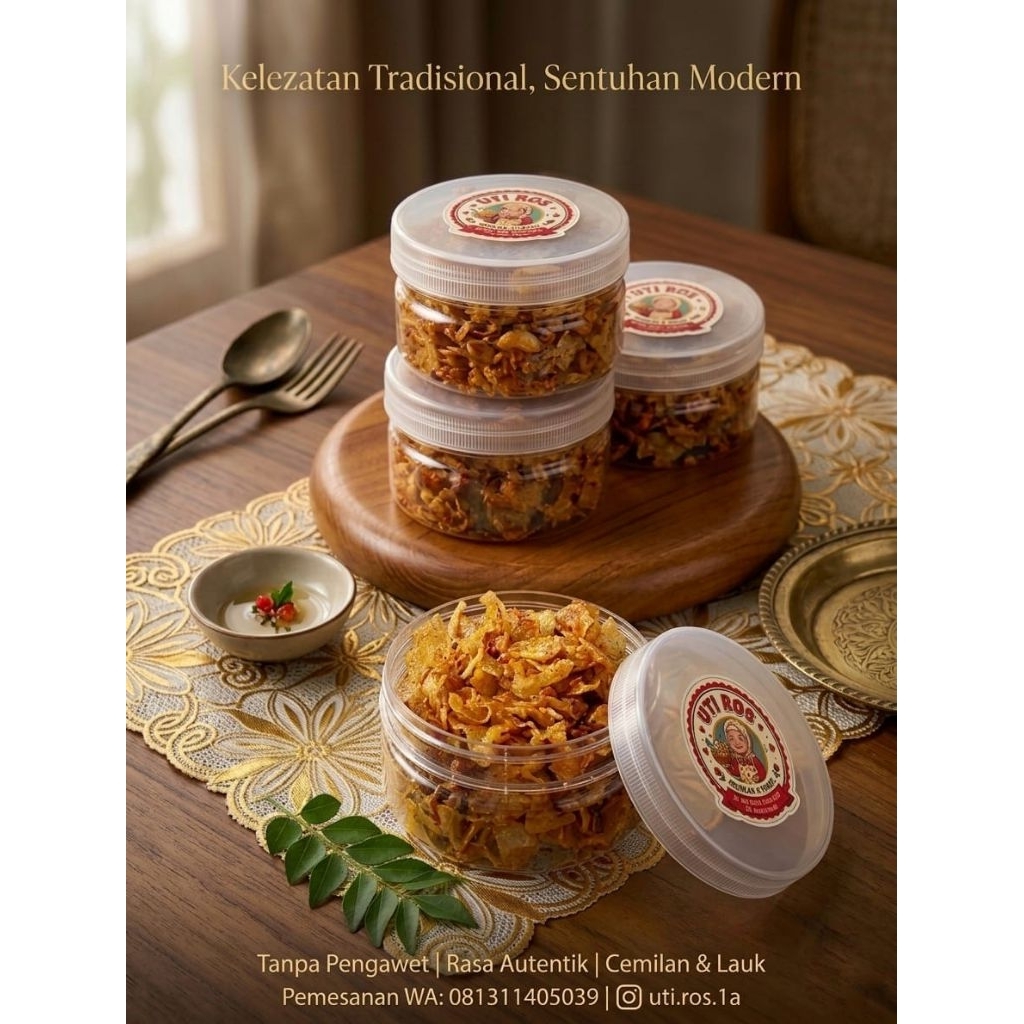 kering kentang tempe kacang teri ( varian toples jar isi 100gr)