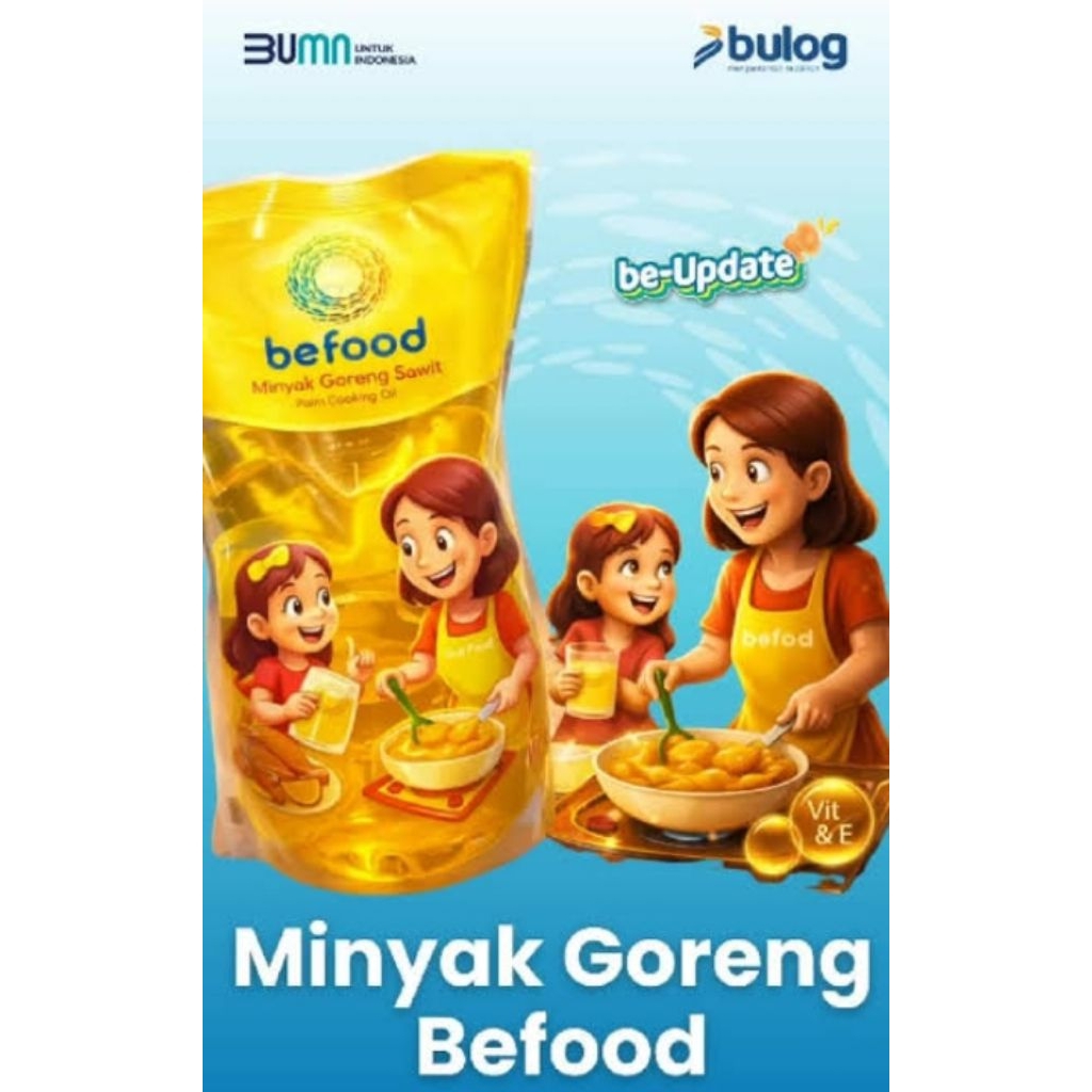 minyak goreng befood Bulog 1liter