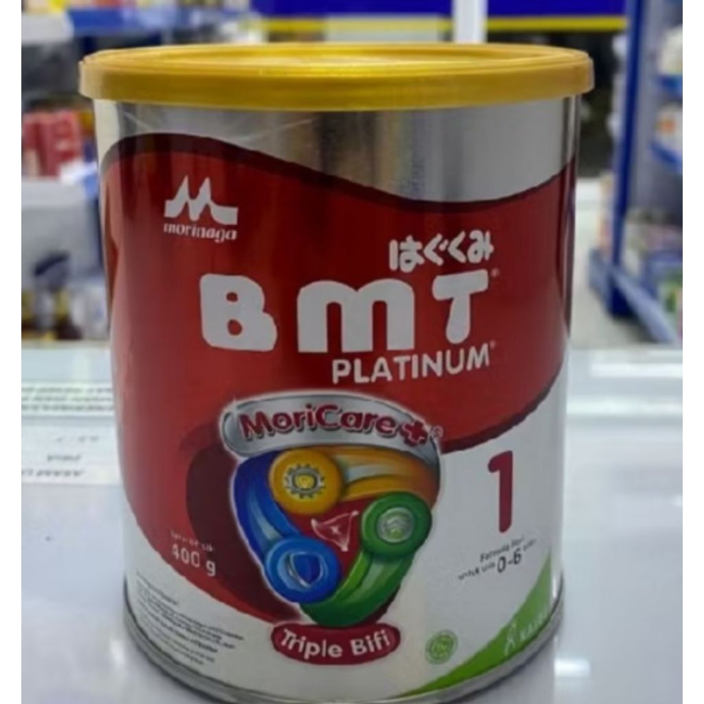 Morinaga BMT Platinum 1 0-6Bulan/Chil Mil 2 6-12Bulan/Chil Kid 3 1-3Tahun 400gr