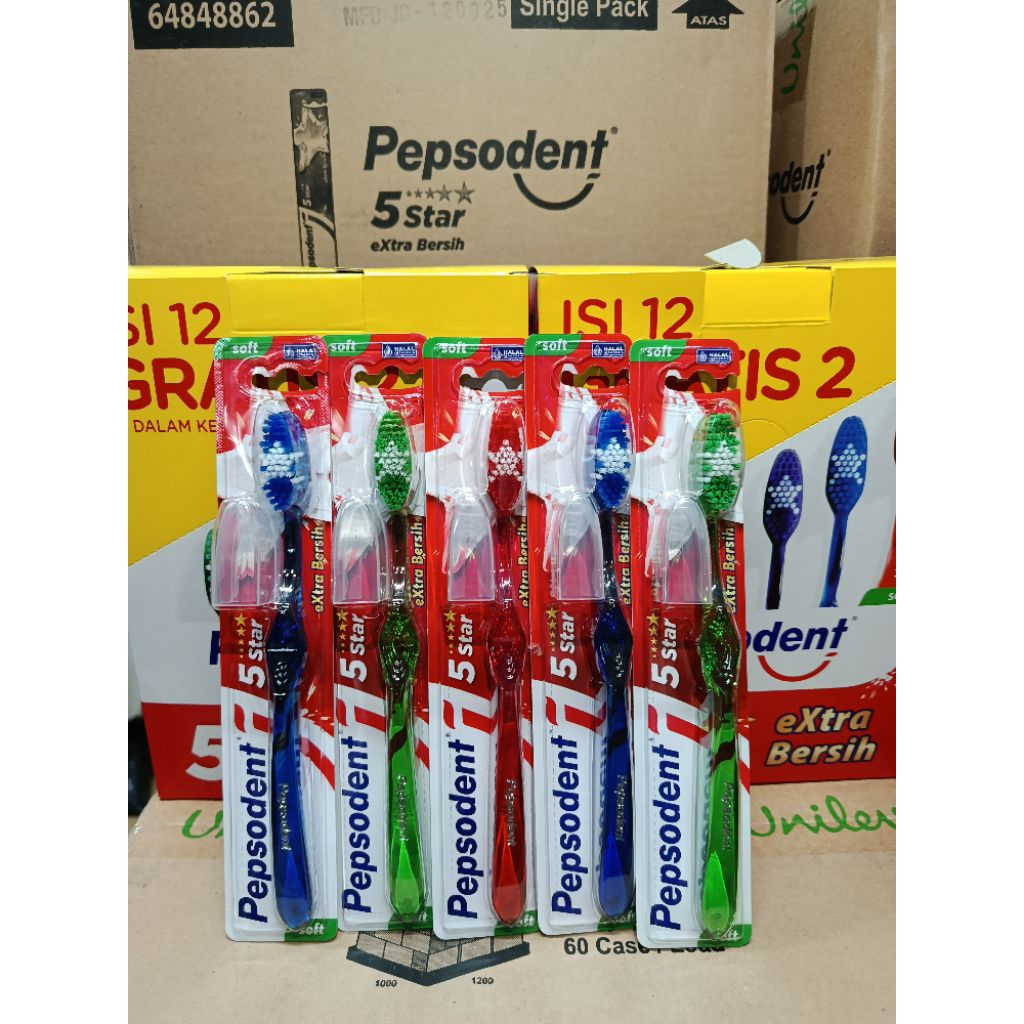 Pepsodent Sikat Gigi 5Star//Pepsodent Sikat Gigi