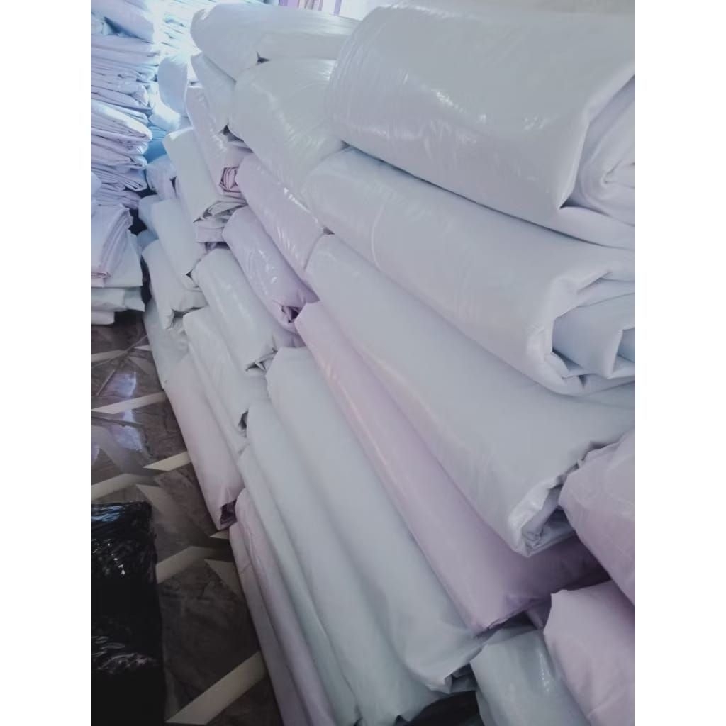 BANNER/SPANDUK PUTIH POLOS UKURAN (2 X 4) , ( 3 X 3,5) TEBAL