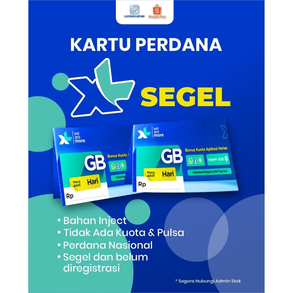 KARTU PERDANA XL NO KUOTA