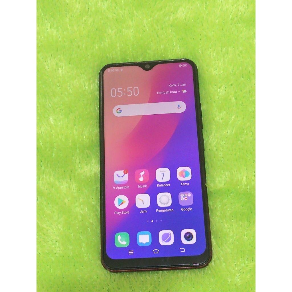 Vivo Y12 ram 3/32 handphone second berkualitas normal siap pake mulus no minus