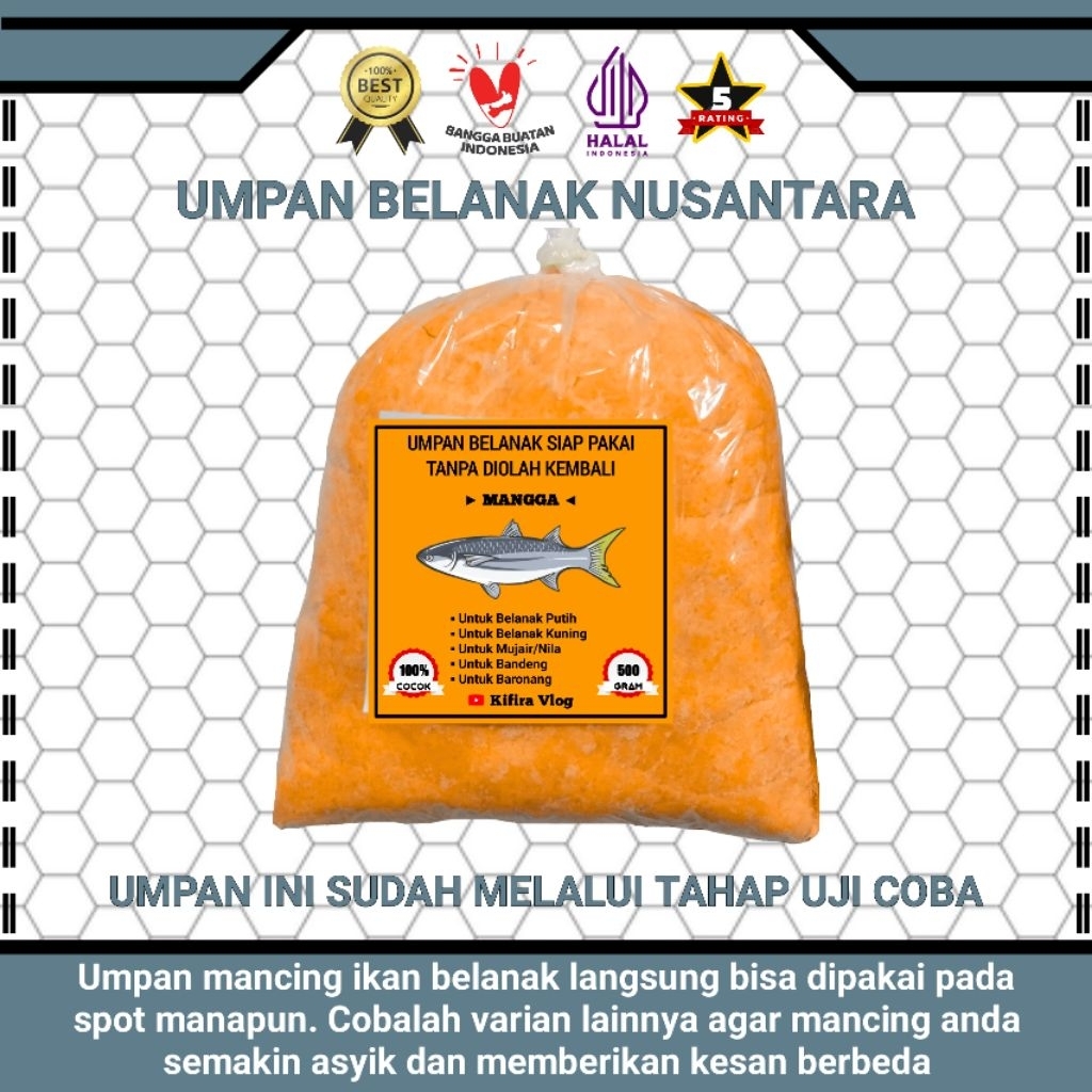 Umpan Belanak Siap Pakai 500 Gram - Mangga