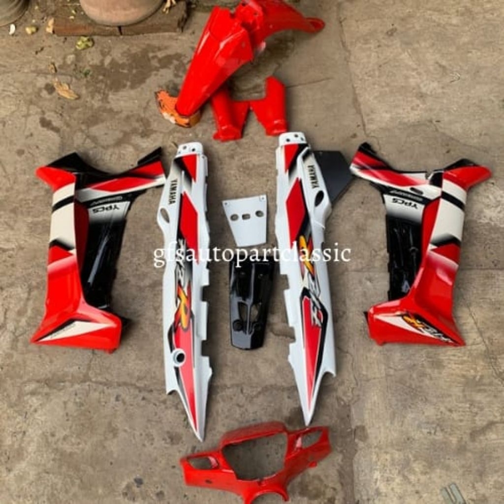 body set halus fiz r ardath merah putih
