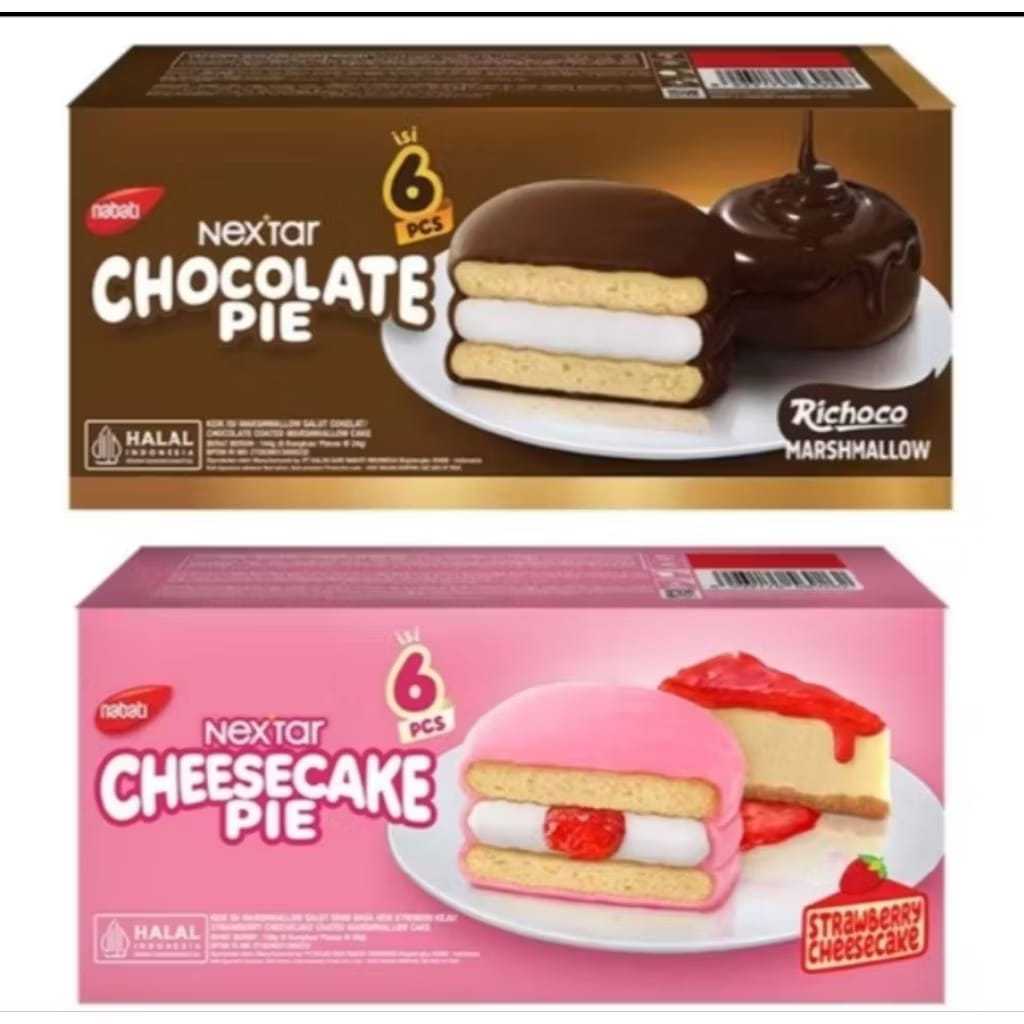 NEXTAR CHOCO PIE / CHEESECAKE PIE 144GR