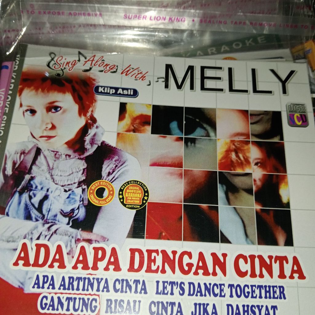 vcd karaoke melly ada apa dengan cinta sing a long