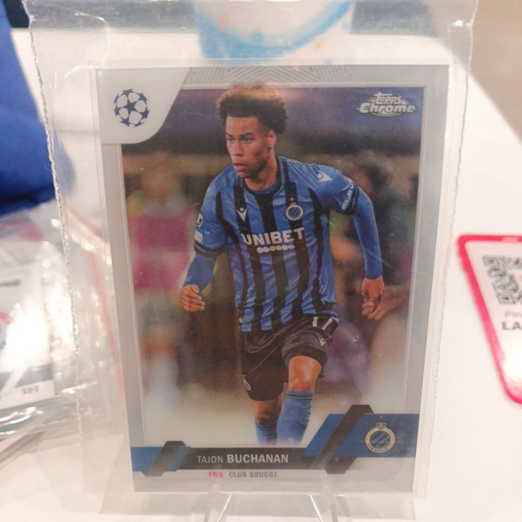 kartu bola topps ucc chrome 2023 Club Brugge