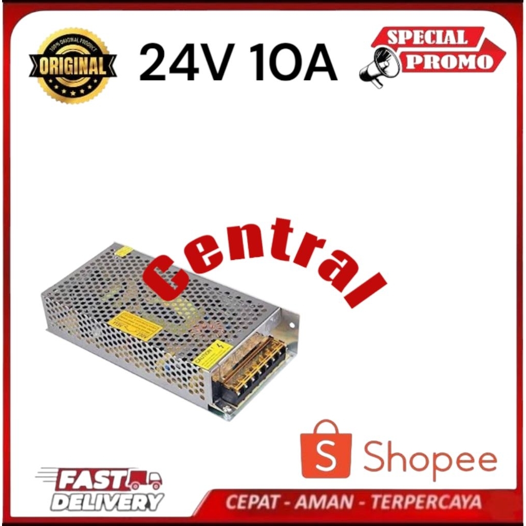 POWER SUPPLY 24V 10A / PSU 24V 10A SMPS TRAFO SWITCHING POWER