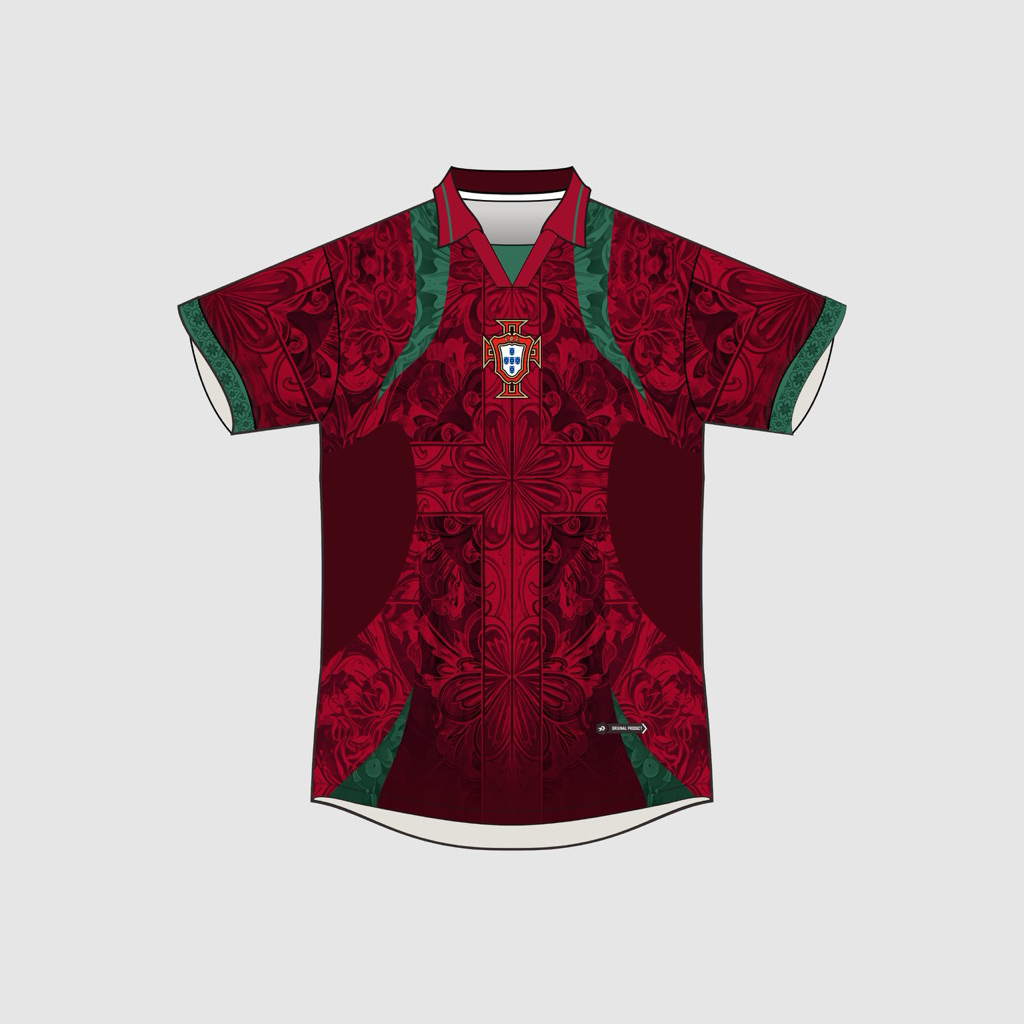 Jersey Fantasi Portugal Sublim Custom Full Printing