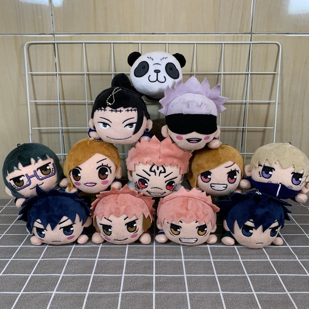 Ganci Boneka Anime Jujutsu Kaisen Yuji Sukuna Gojo Megumi Kenjaku Nobara Inumaki Maki Panda Nesoberi