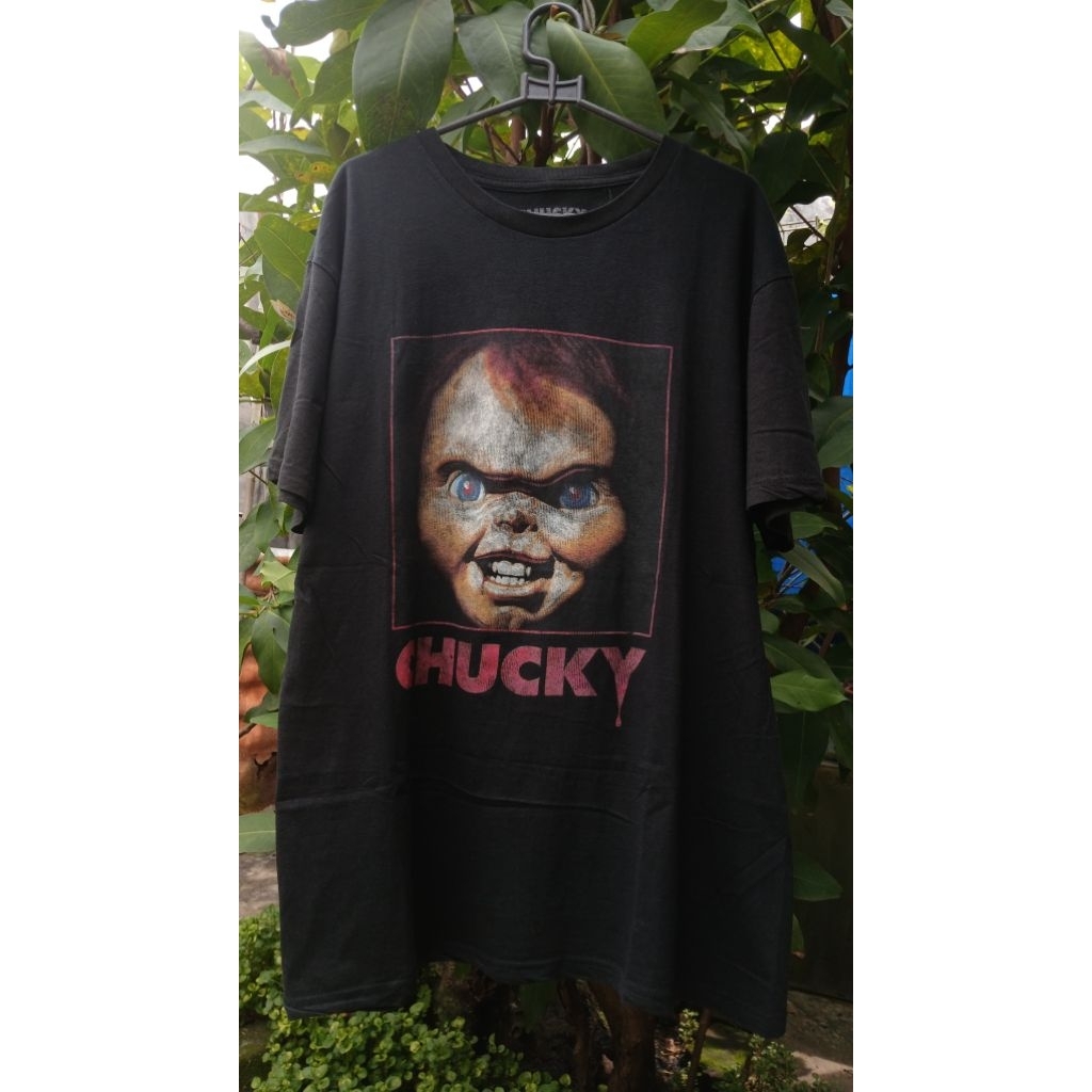 Kaos Vtg Chucky Tag Official Chucky Size M fit L