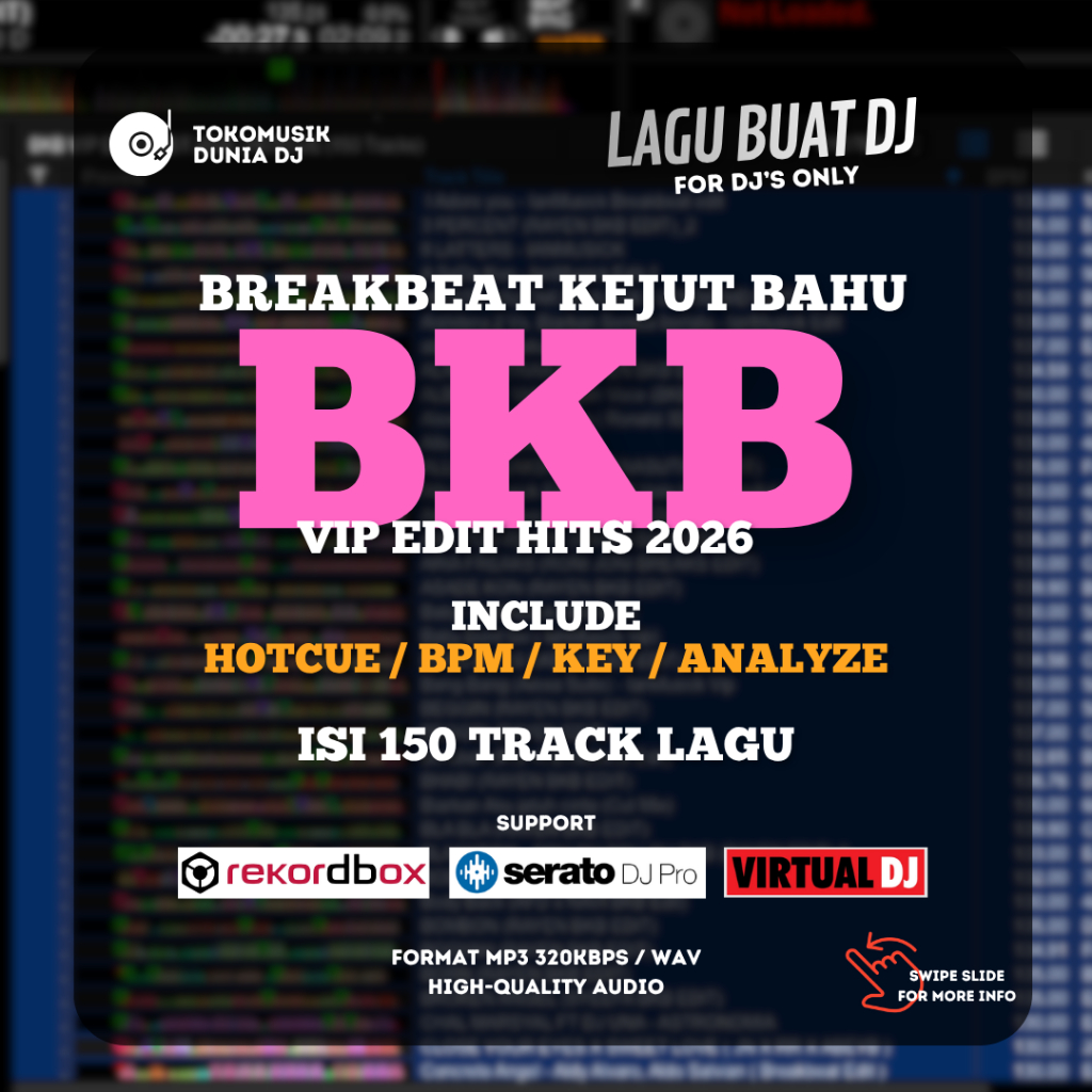 LAGU DJ - BKB VIP EDIT 2026 HITS BREAKBEAT KEJUT BAHU LENGKAP REKORDBOX VIRTUAL DJ SERATO DJ MURAH