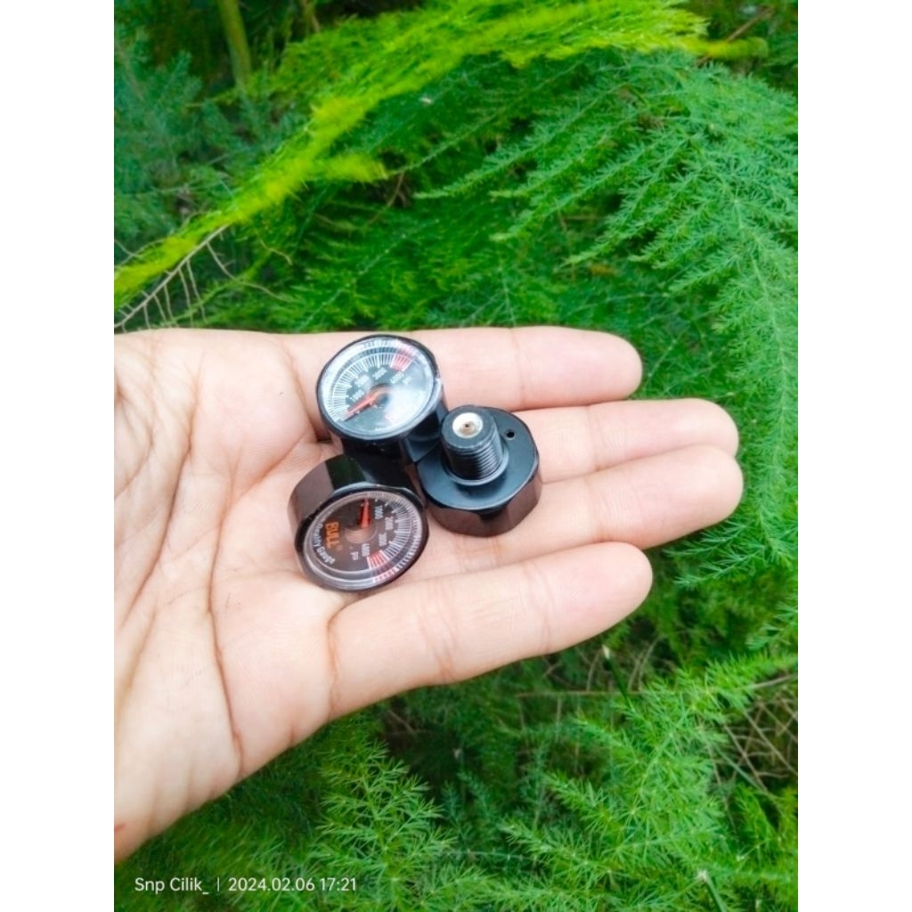 manometer bull inport original 4000 psi hitam od22