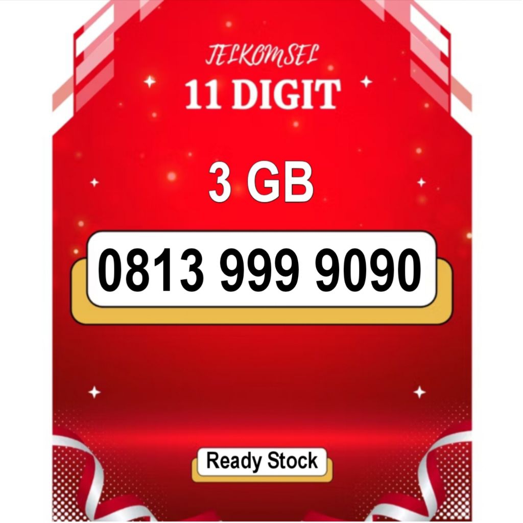 kartu perdana nomor cantik telkomsel ekor 9090