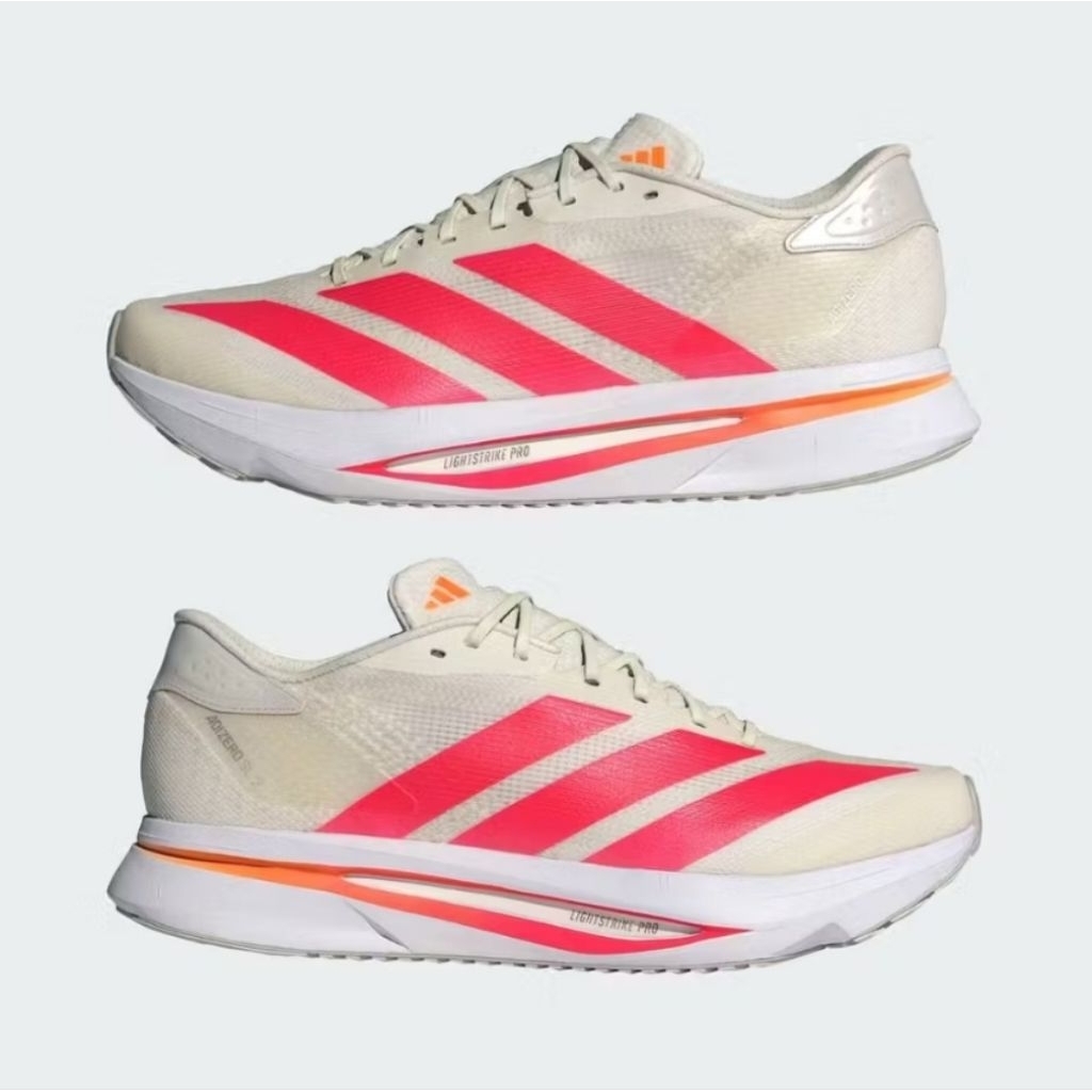 Adidas running Adizero SL 2 white red lightstrik pro not evo size 41.5 Original 100%