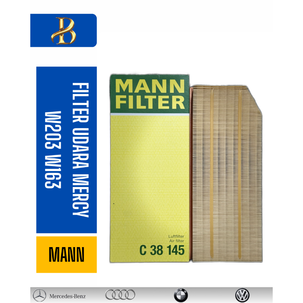 FILTER UDARA MERCEDES BENZ W203, W163 MANN