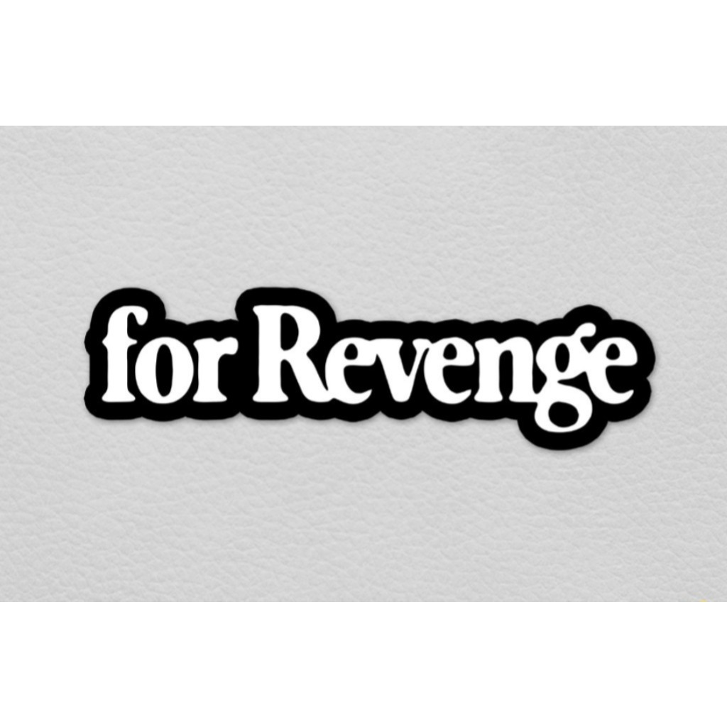 Stiker For Revenge Logo Sticker Band Musik Indonesia Bahan Vinyl Anti Air