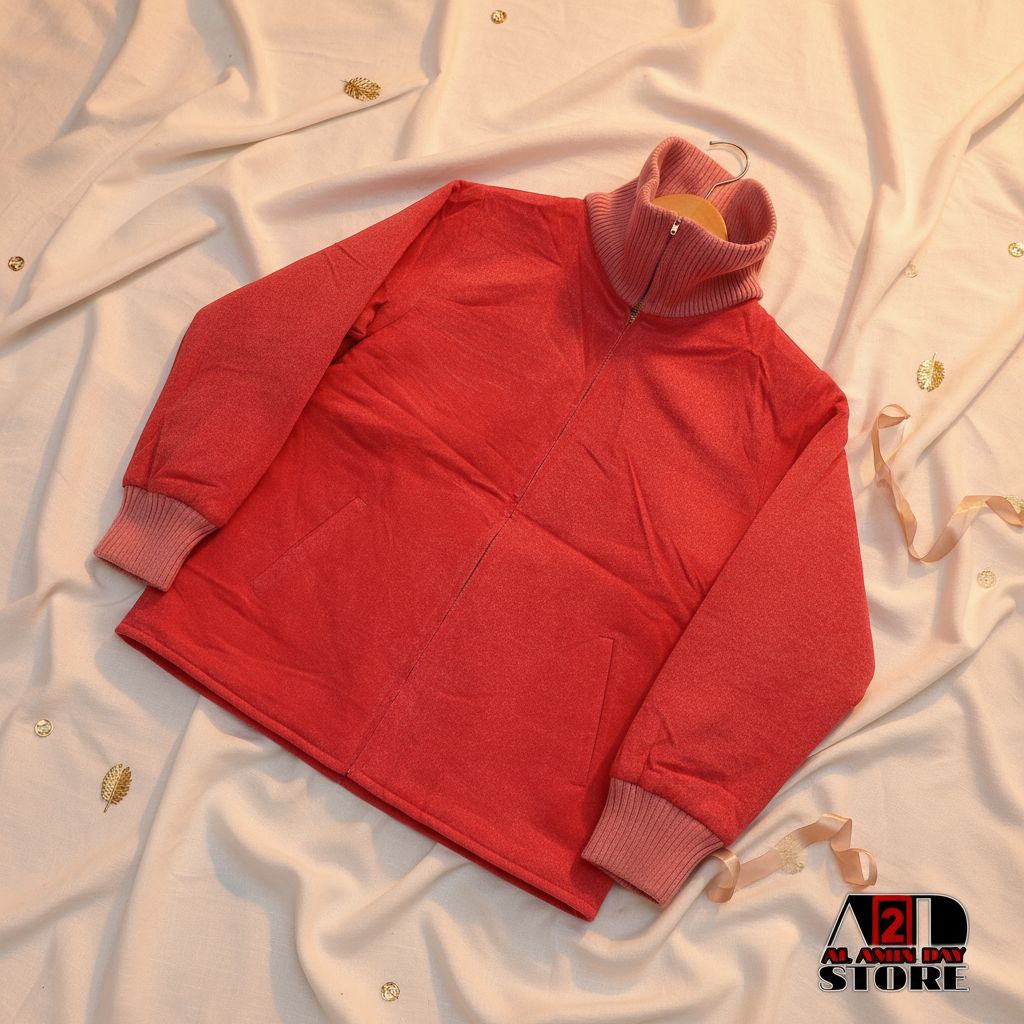 Reversible Jacket Anak Bolak Balik Wol Parasut