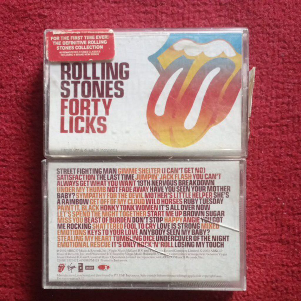 Kaset Rolling Stones Forty Licks