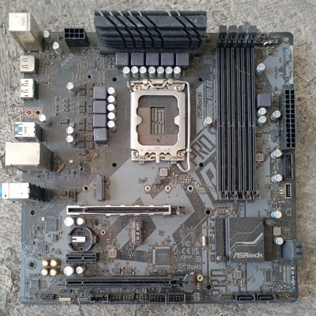Mainboard Rusak Asrock B660M pro rs