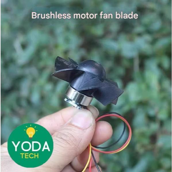 Dinamo Motor Brushless Baling Baling Kipas Mini/ BLDC Fan Motor DIY (8857)