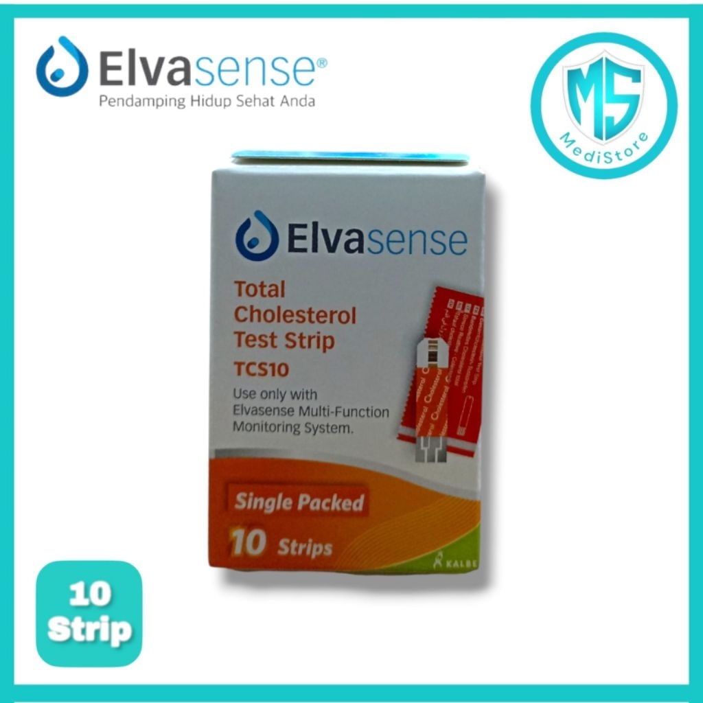 Strip Elvasense Kolesterol  Isi Ulang Elvasense Kolesterol  Refill Elvasense Kolesterol