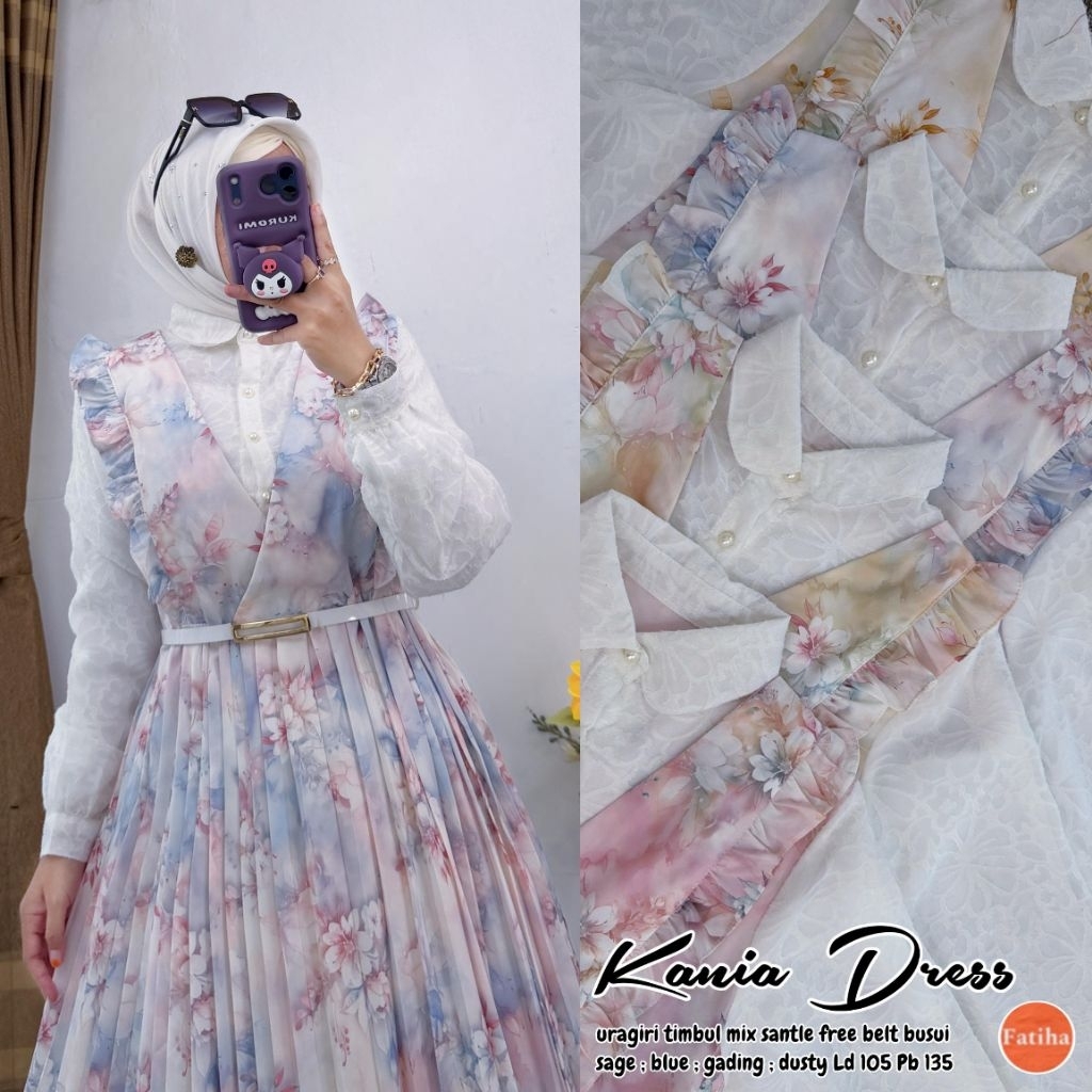 KANIA DRESS, KINTA DRESS#29, MAISYA VOL#2, KINTA#8 DRESS BY FATIHA
