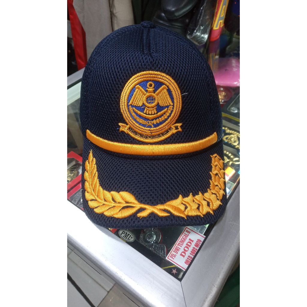topi dishub bahan jaring doble mass gol 3a sd 3d