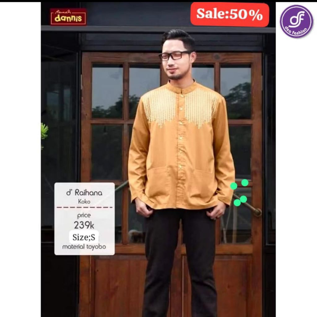 Dannis Koko pria dewasa Sale 50% Harga 120.000-150.000(Harga sudah termasuk potongan)