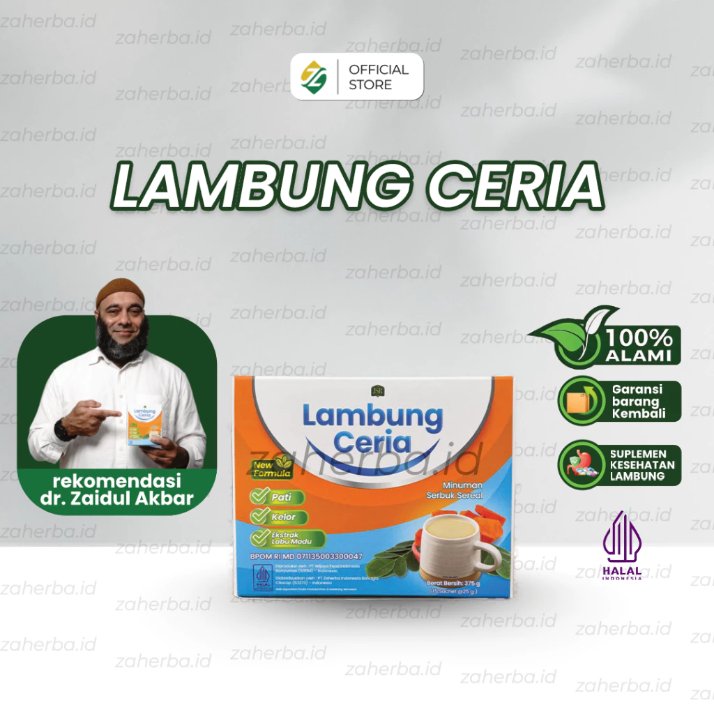 LAMBUNG CERIA JSR dr Zaidul Akbar ATASI MASALAH GERD/MAAG/ASAM LAMBUNG