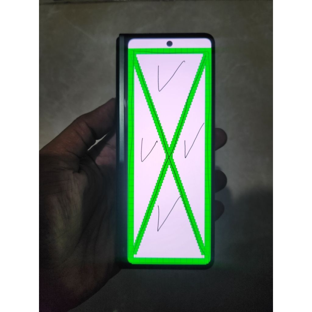 Lcd samsung z fold 3 ori copotan