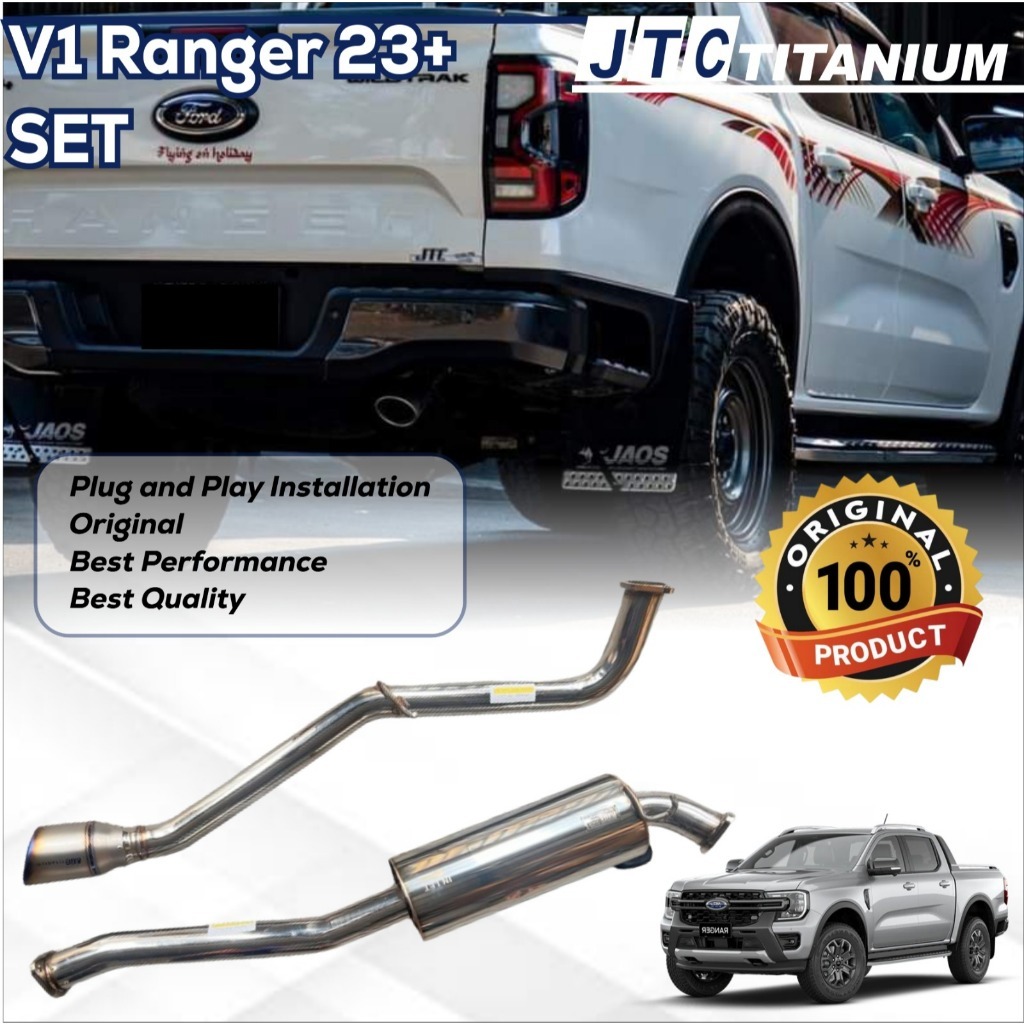 JTC TITANIUM V1 RANGER 23+ KNALPOT