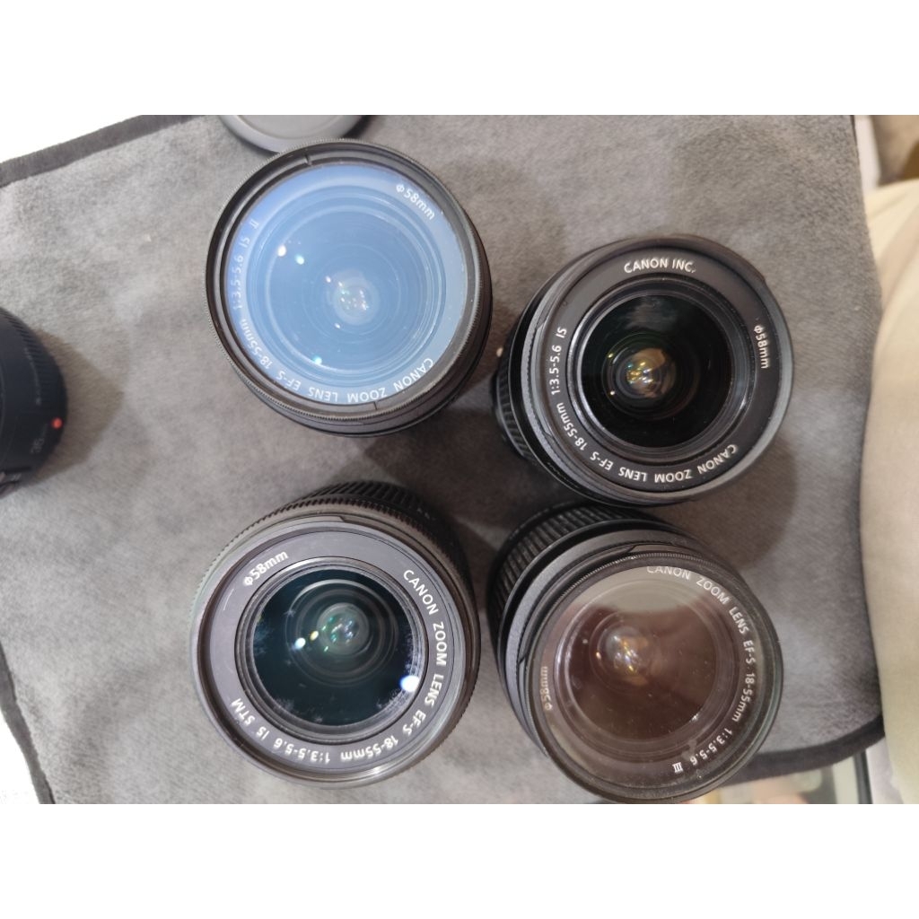 Lensa kit Canon 18 55mm