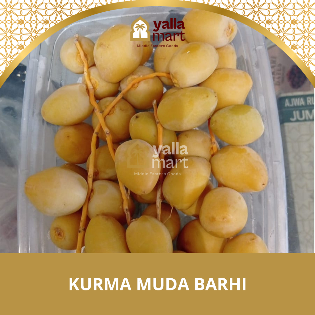 Kurma Muda Kuning Barhi Ruthob Ruthab Rutob 1kg 500gr - Yalla Mart ex Gudang Immune