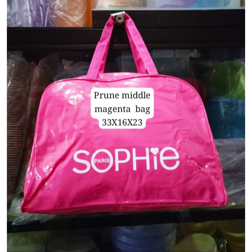 Tas serba guna,prune middle magenta by sophie martin