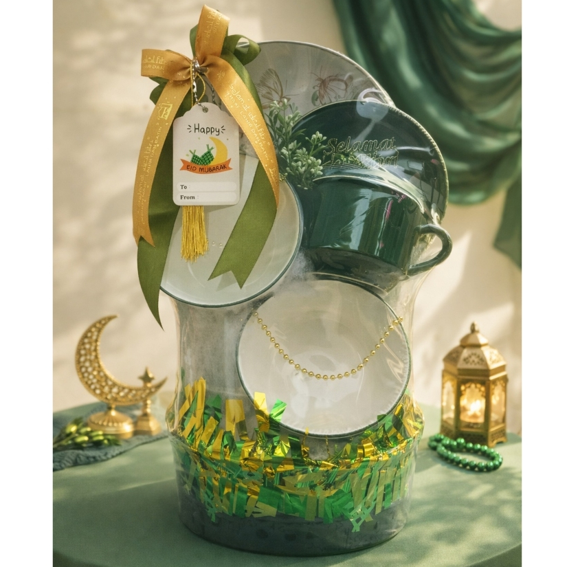 PARCEL KERAMIK 1 set | PECAH BELAH | PARCEL PIRING | PARCEL LEBARAN | HAMPERS LEBARAN