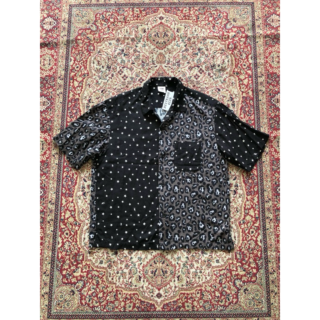 Kemeja Gu x 1MW by SOPH open collar oversize shirt Gu japan work shirt HI103