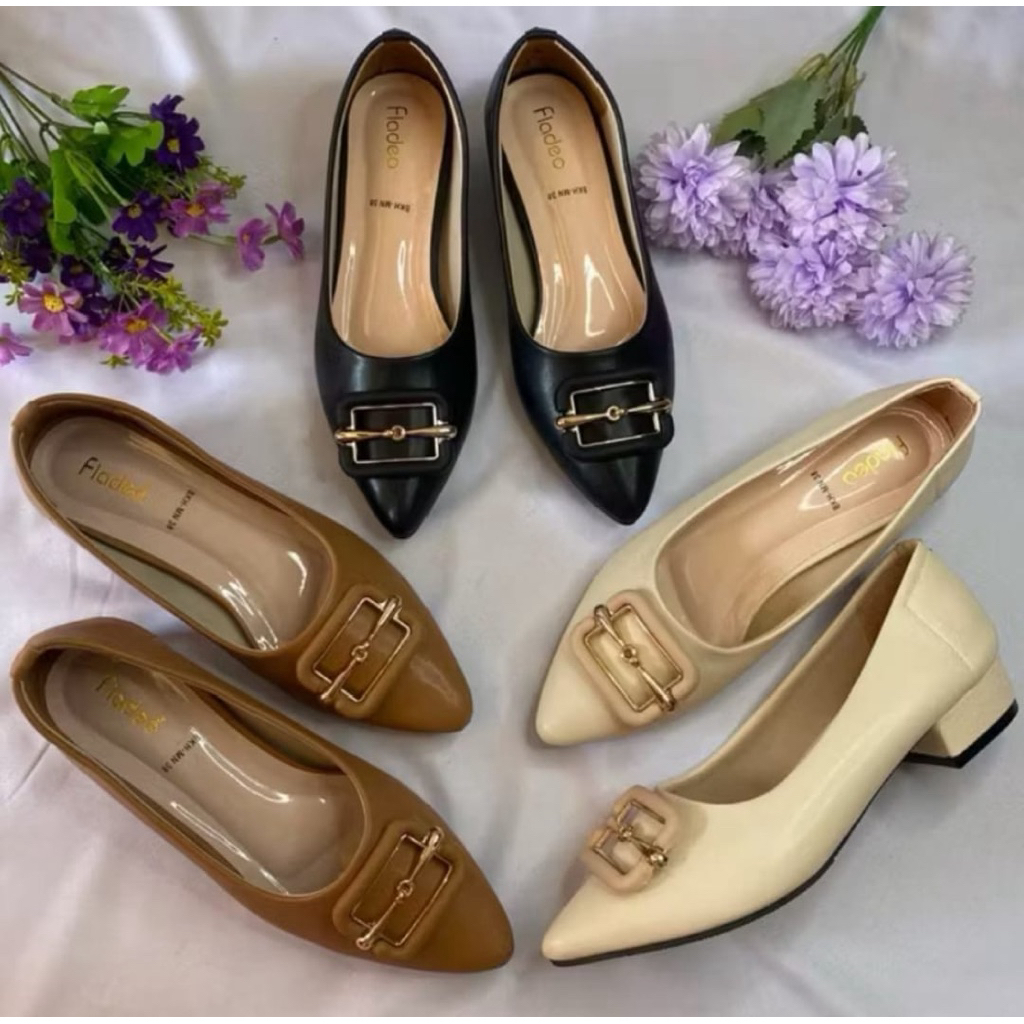 Sepatu Hak tahu Wanita Fladeo / Hak 3cm